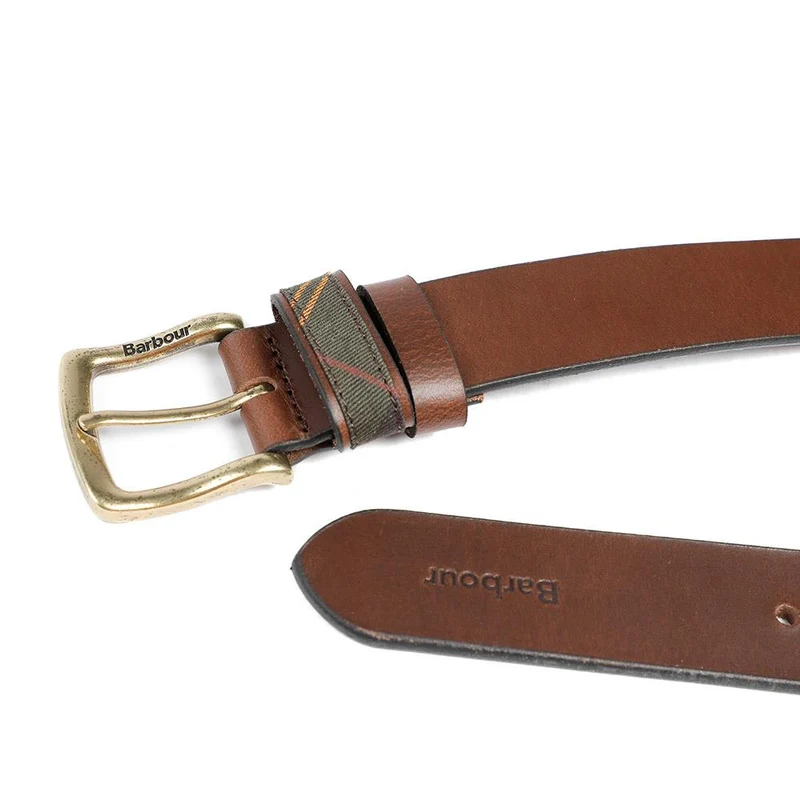 Barbour Esk Leather Belt - BARBR42022 / 328 581 - Brown