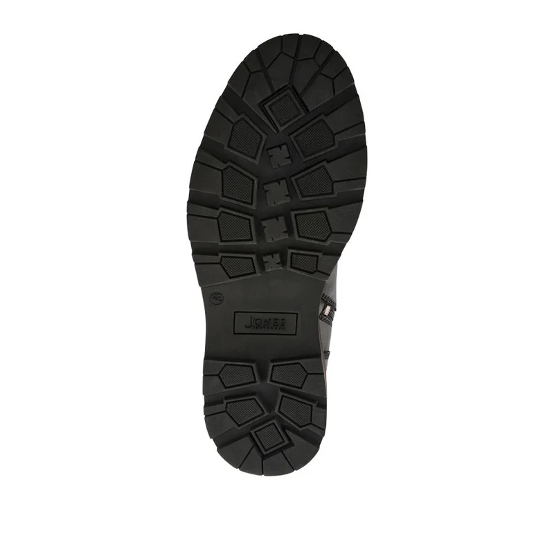 Essex Chunky Leather Boots - ESSEX / 328 074 - Black