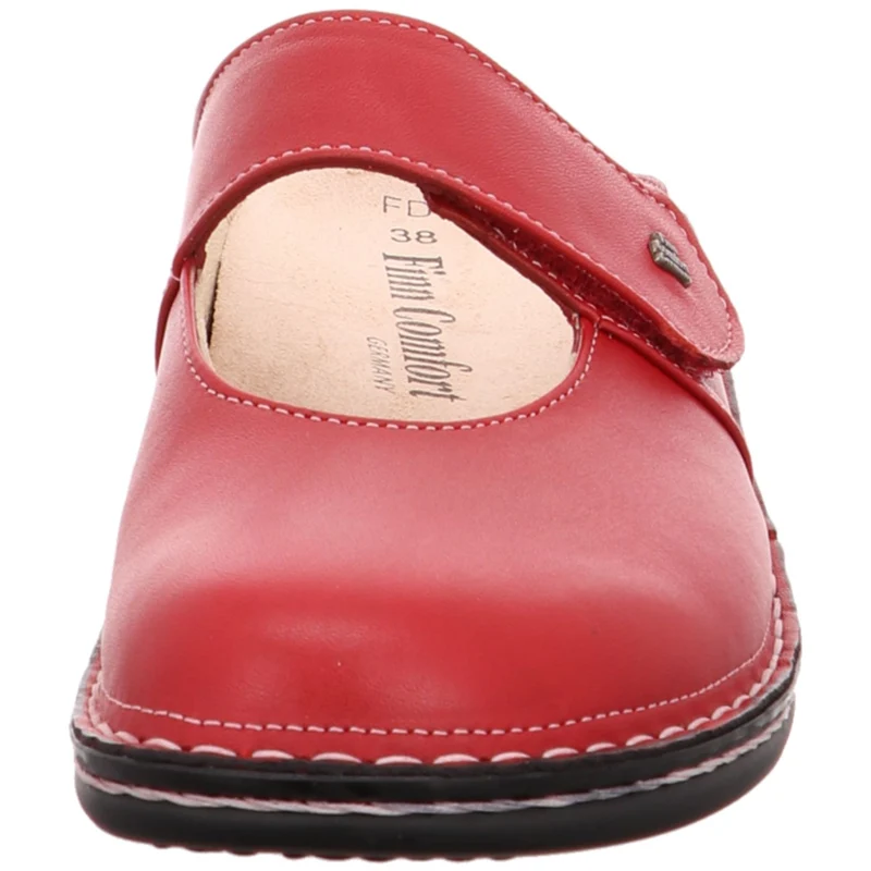 FinnComfort Pantolette Stanford rot