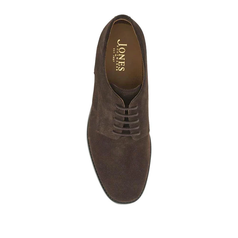 Chesterfield Smart Leather Blake Stitched Shoes - CHESTERFIELD / 327 965 - Dark Brown Suede