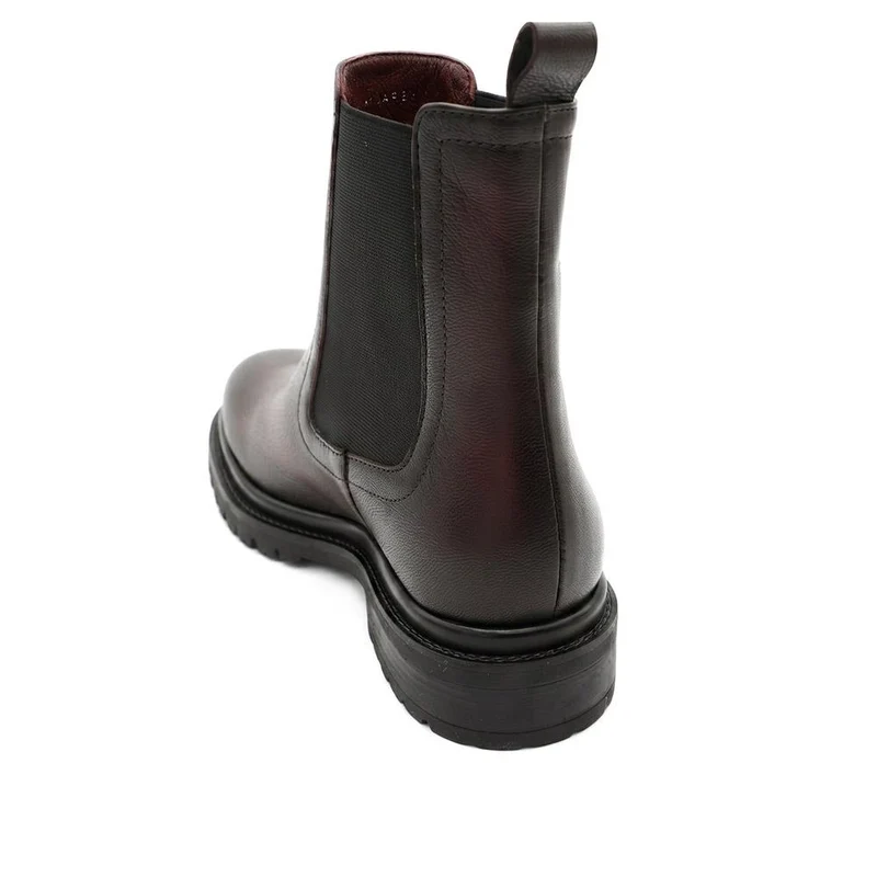 Kefalonia Leather Chelsea Boots - KEFALONIA / 326 141 - Burgundy