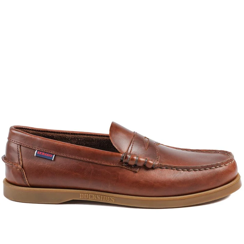 Cushioned Leather Loafers - ARDGB43500 / 328 702 - Brown