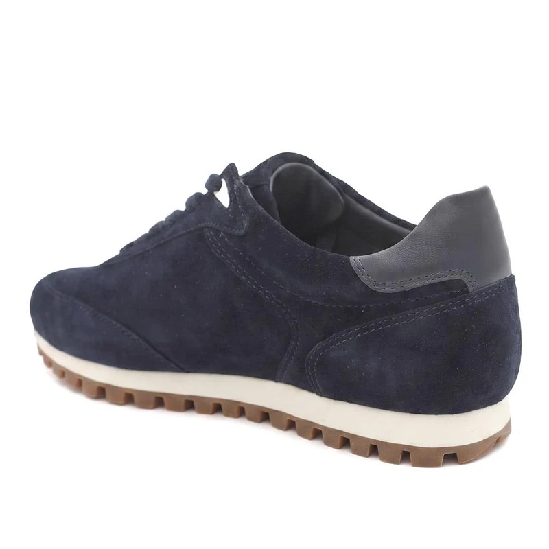 Ashwin Leather Trainers - ASHWIN / 330 077 - Navy Suede