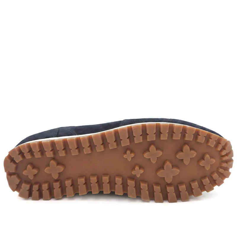 Ashwin Leather Trainers - ASHWIN / 330 077 - Navy Suede