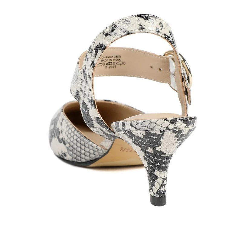 Yohanna Leather Court Shoes - YOHANNA / 325 144 - Snake
