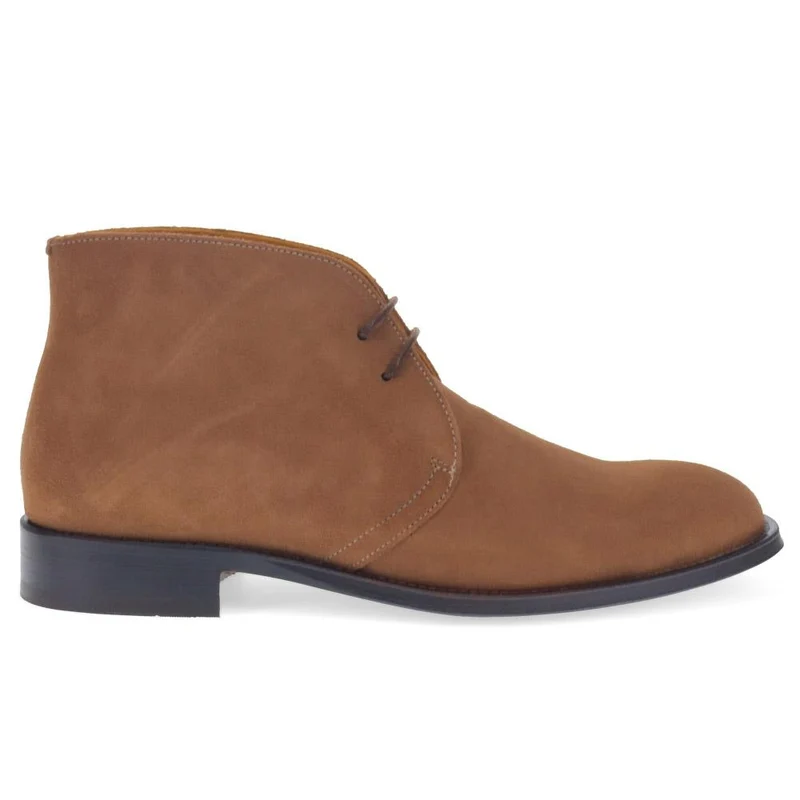 Campbell Blake Stitched Suede Desert Boots - CAMPBELL / 321 132
