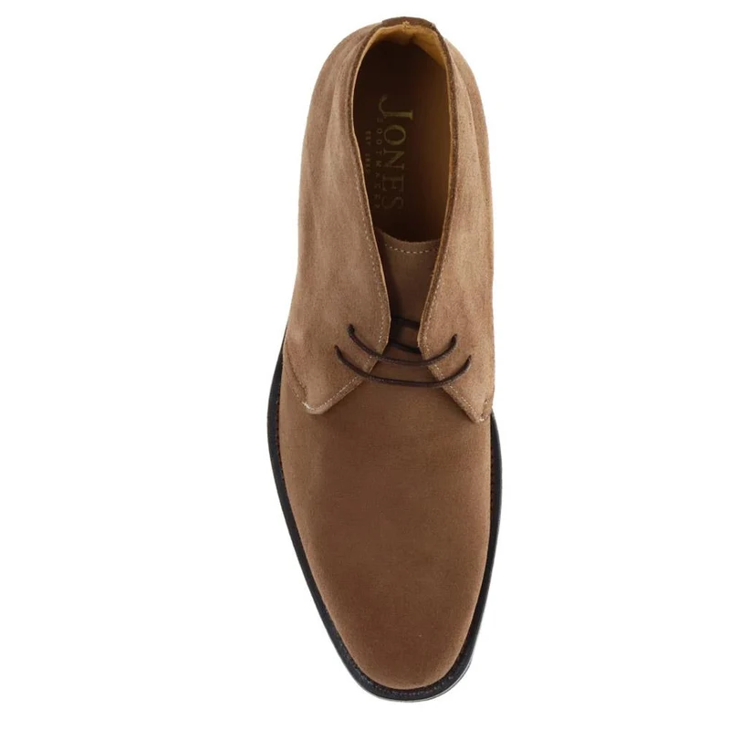 Campbell Blake Stitched Desert Boots - CAMPBELL / 321 132 - Taupe Suede