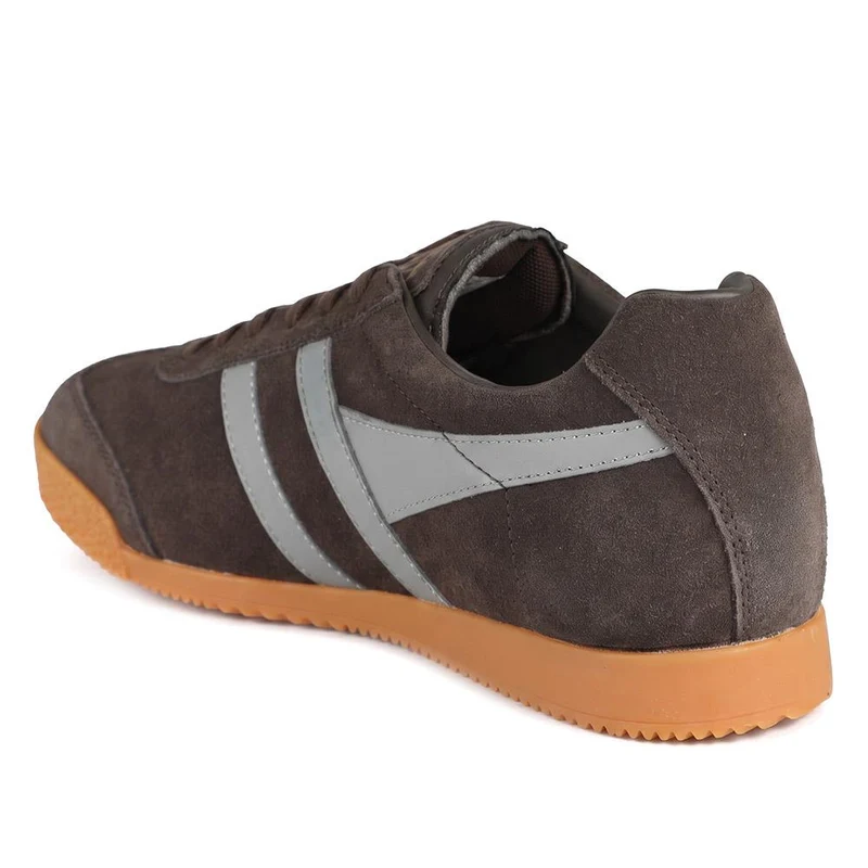 Gola Classics Men's Harrier Suede Trainers - JAC43509 / 328 801 - Brown-Grey