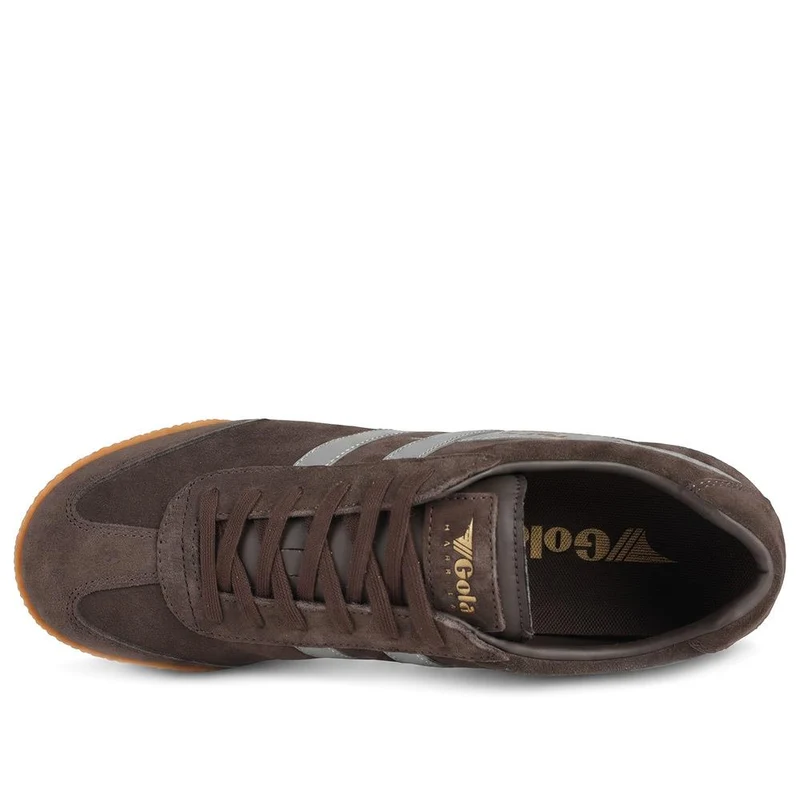 Gola Classics Men's Harrier Suede Trainers - JAC43509 / 328 801 - Brown-Grey