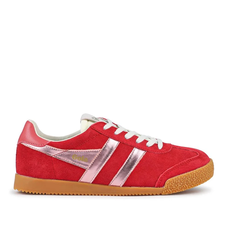 Gola Elan Glitz Leather Trainers - JAC42505 / 327 784 - Red