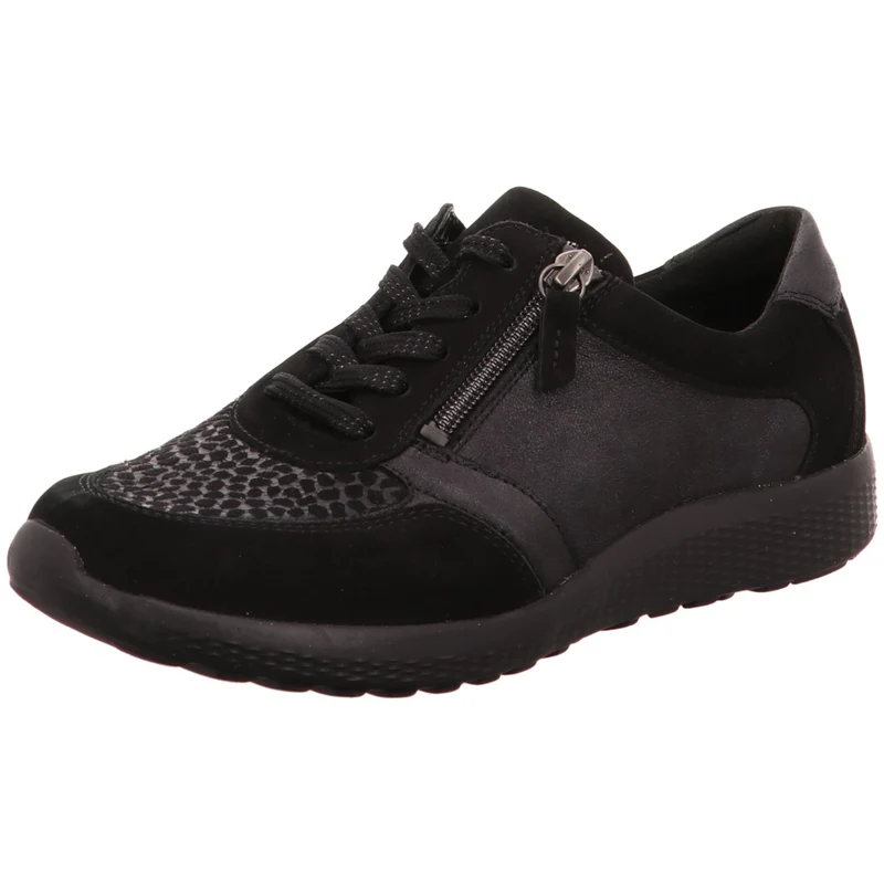 Waldläufer Schnürschuh M-Ira-Soft schwarz