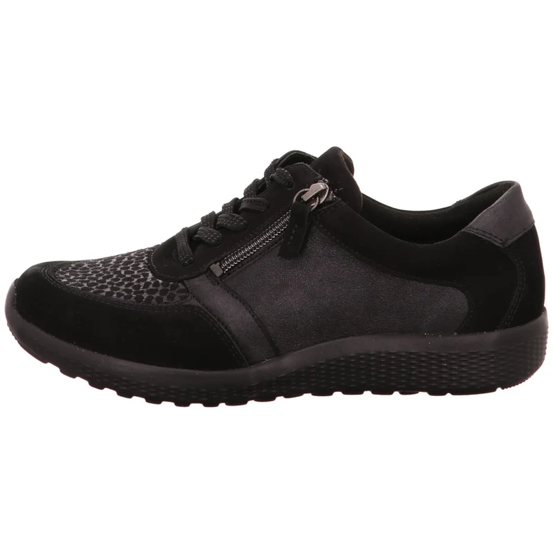 Waldläufer Schnürschuh M-Ira-Soft schwarz