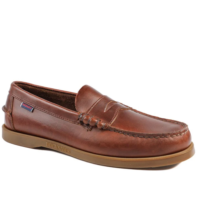Cushioned Leather Loafers - ARDGB43500 / 328 702 - Brown