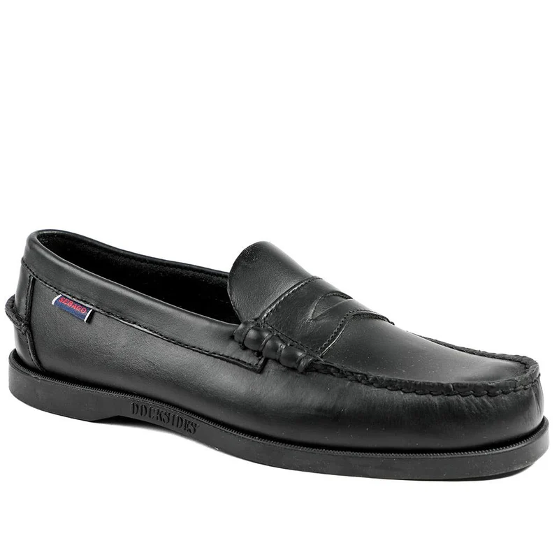 Cushioned Leather Loafers - ARDGB43500 / 328 702 - Black