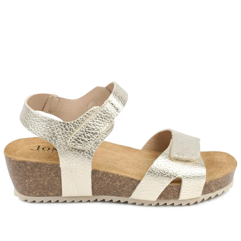 Joanie Wide Fit Leather Sandals - JOANIEWIDE / 329 464 - Gold