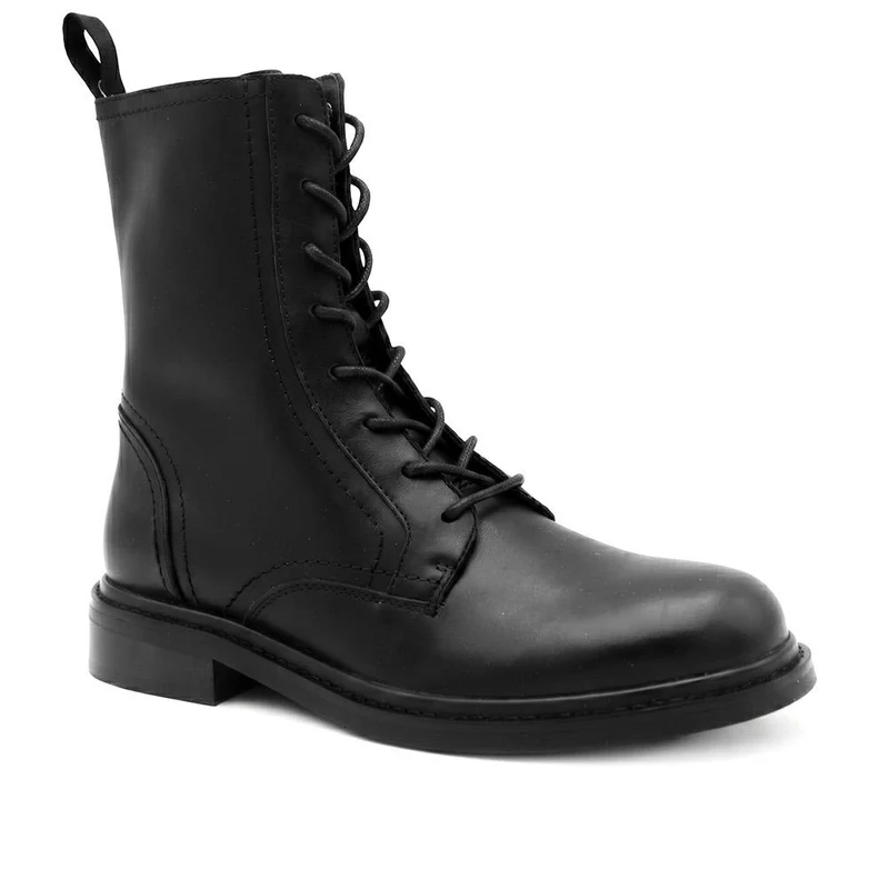 Lissa Leather Ankle Boots - LISSA / 330 088 - Black Leather