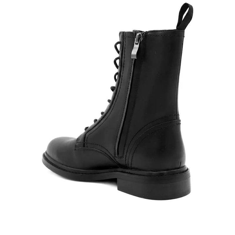 Lissa Leather Ankle Boots - LISSA / 330 088 - Black Leather