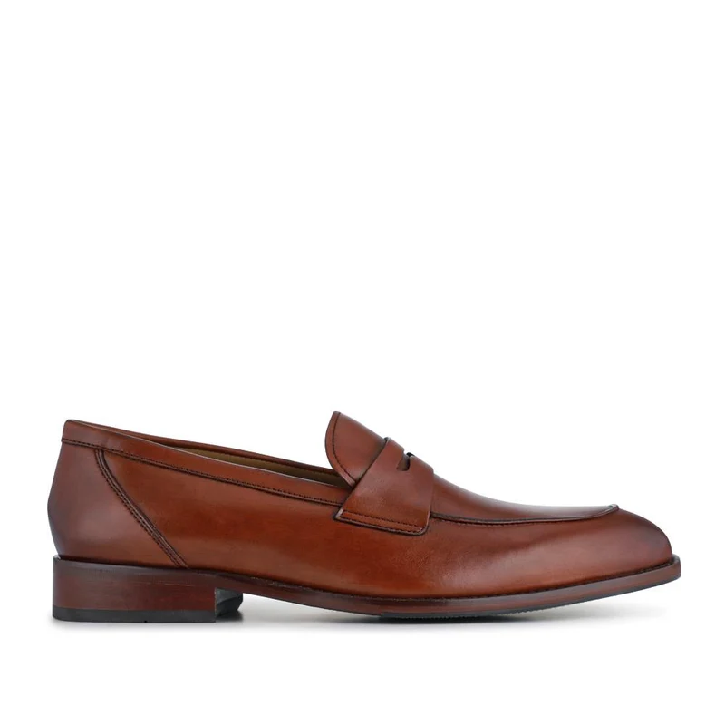 Russell Leather Penny Loafers - RUSSELL / 320 483
