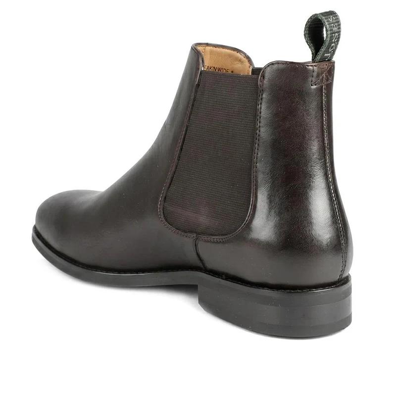 DeakinWide Leather Chelsea Boots - DEAKINWIDE / 329 948 - Dark Brown Leather