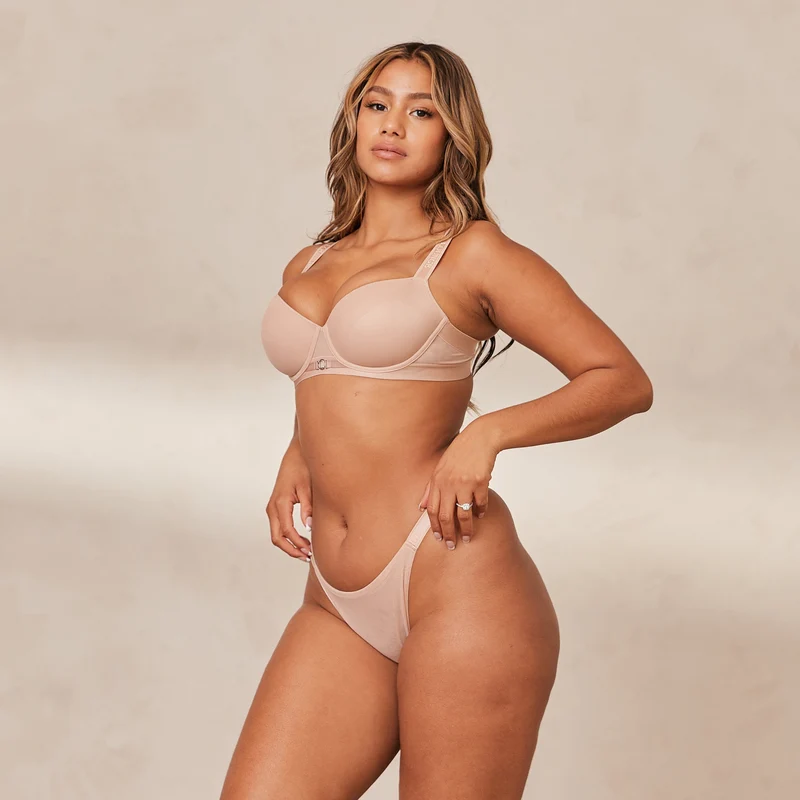 Smooth Mesh T-shirt BH - Taupe