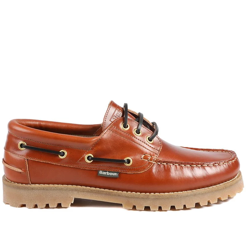 Chunky-Soled Laced Moccasins - BARBR41504 / 327 362 - Tan