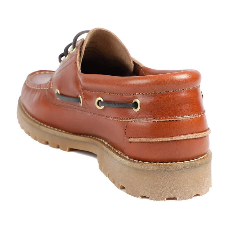 Chunky-Soled Laced Moccasins - BARBR41504 / 327 362 - Tan