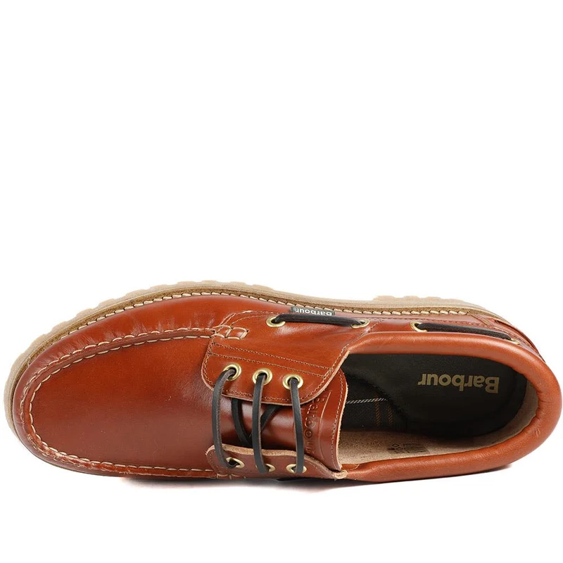 Chunky-Soled Laced Moccasins - BARBR41504 / 327 362 - Tan