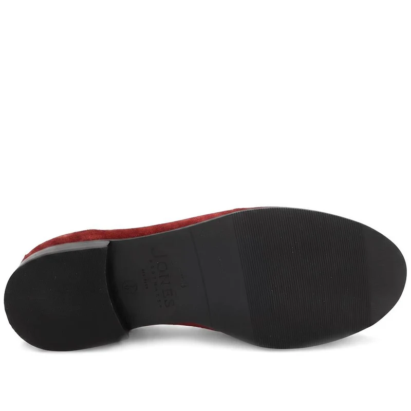 Tamsyn Smart Leather Penny Loafers - TAMSYN / 329 033 - Red Suede