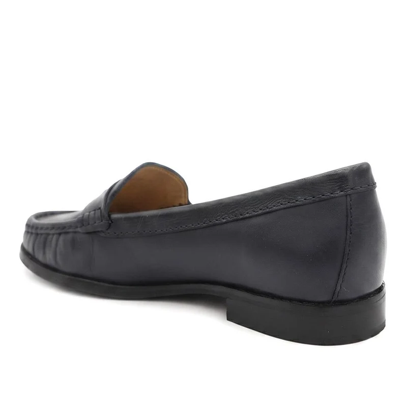 Jones 24/7 TamsynWide Leather Penny Loafers - TAMSYNWIDE / 329 035 - Navy Leather