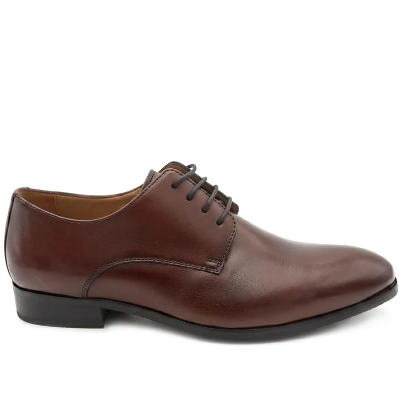 Melvin Leather Oxford Shoes - MELVIN / 325 747 - Chestnut