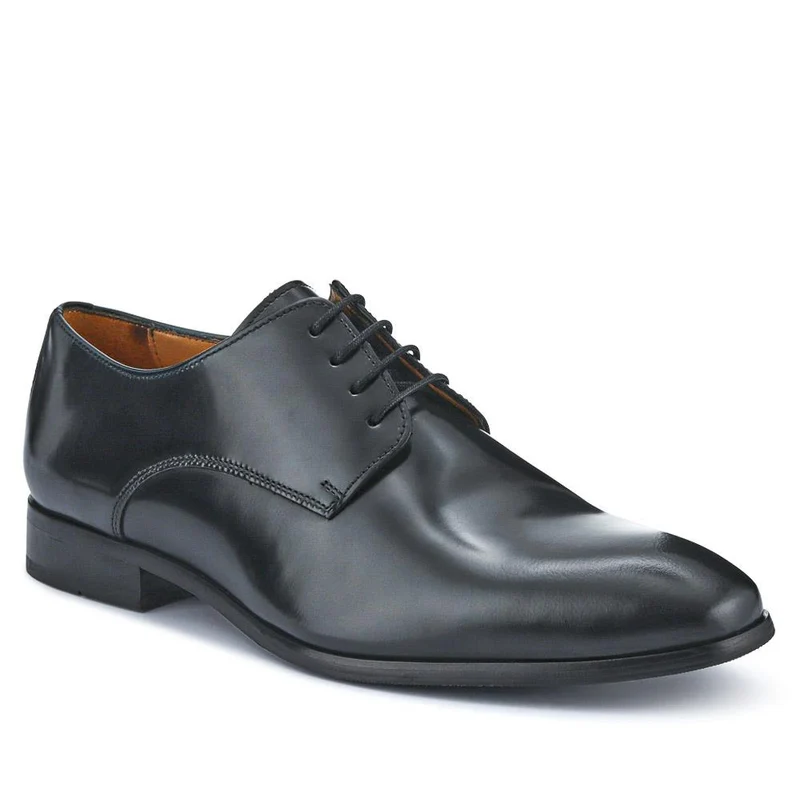 Melvin Leather Oxford Shoes - MELVIN / 325 747 - Black