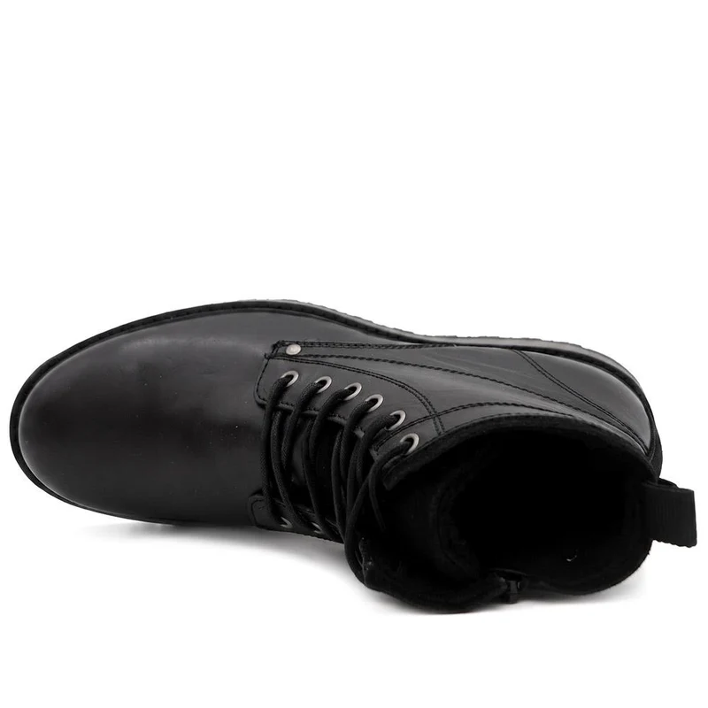 Ealing Leather Ankle Boots - EALING / 321 007 - Black-Black