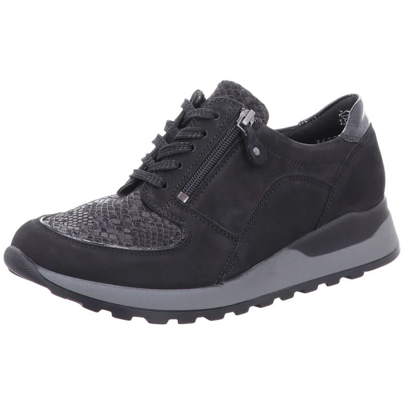 Waldläufer Schnürschuh Hiroko-Soft schwarz