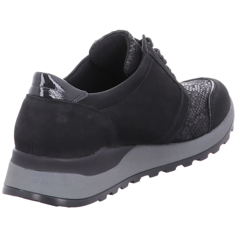 Waldläufer Schnürschuh Hiroko-Soft schwarz