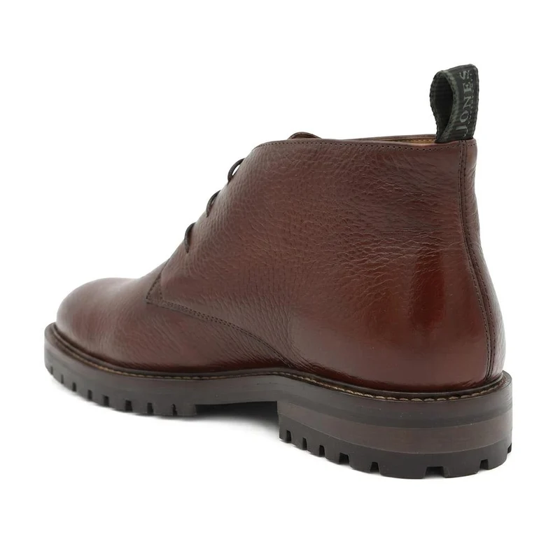 Galvano Leather Cushioned Chukka Boots - GALVANO / 329 982 - Tan Grain