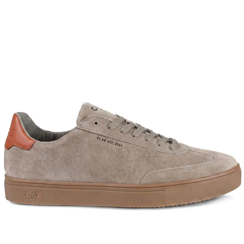 Clae Deane Leather Lace Up Trainers - CLAGB43503 / 329 184