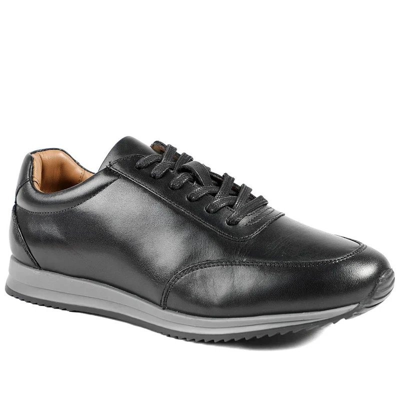 Southend2 Leather Trainers - SOUTHEND2 / 325 111 - Black