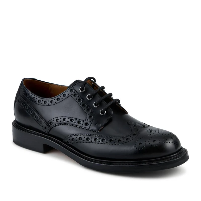 Bushwick1 Buffalo Leather Brogues - BUSHWICK1 / null - Black