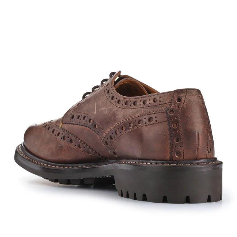 Bushwick1 Buffalo Leather Brogues - BUSHWICK1 / null - Black