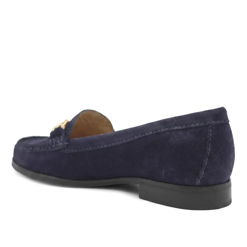 Lex Suede Leather Loafers - LEX / 328 249 - Navy Suede
