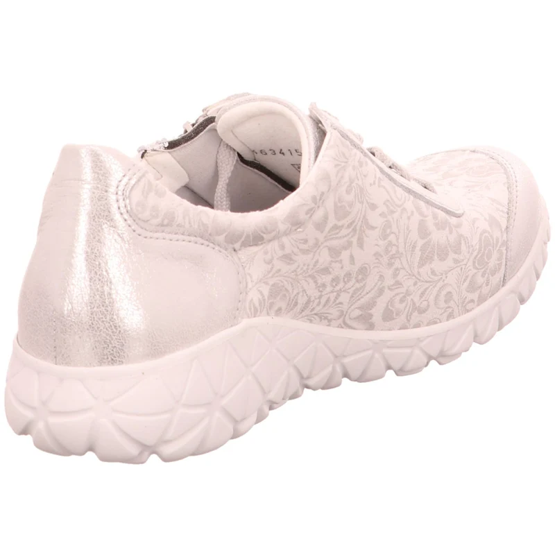 Waldläufer Schnürschuh Havy Soft silber kombi.