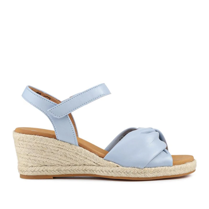 Moon Gabor Leather Wedge-Heel Espadrilles - GAB41505 / 326 987