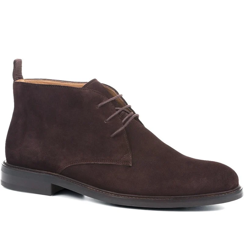 Deacon Suede Chukka Boots - DEACON / 319 224 - Brown Suede