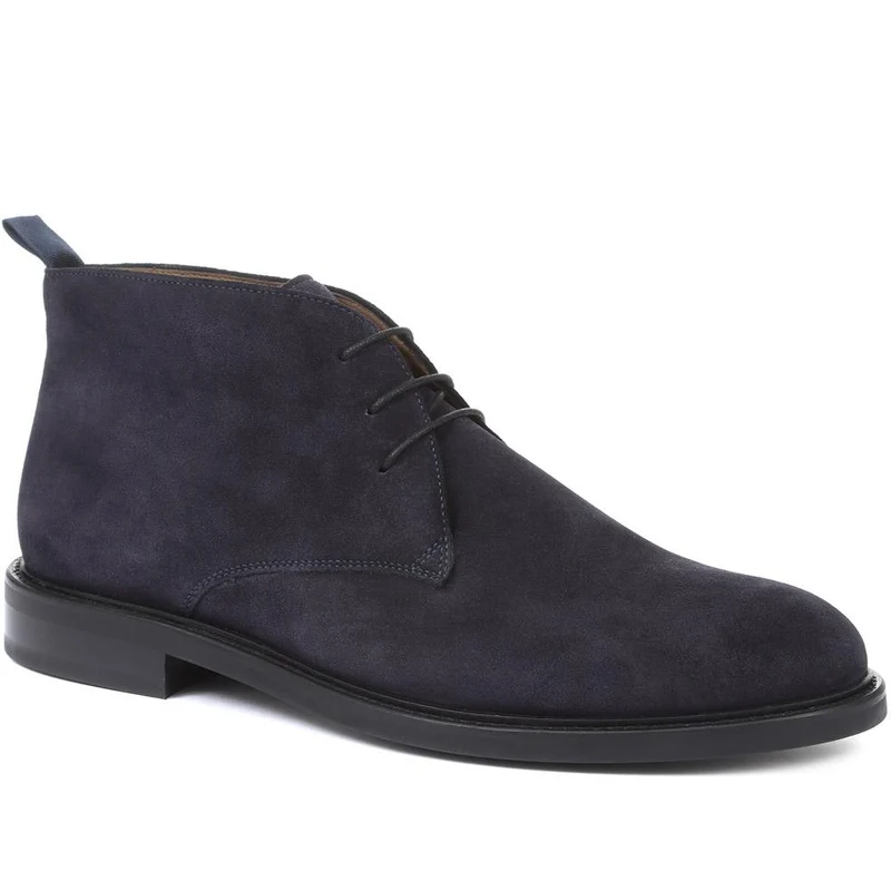 Deacon Suede Chukka Boots - DEACON / 319 224 - Navy Suede