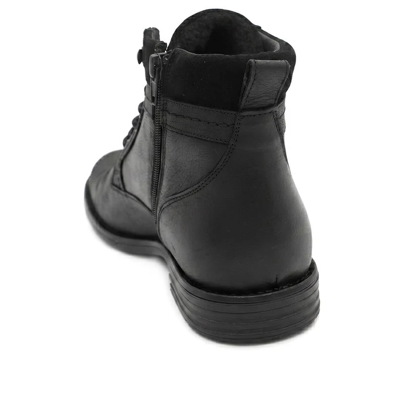 Docklands Leather Lace-Up Boots - DOCKLANDS / 321 008 - Black