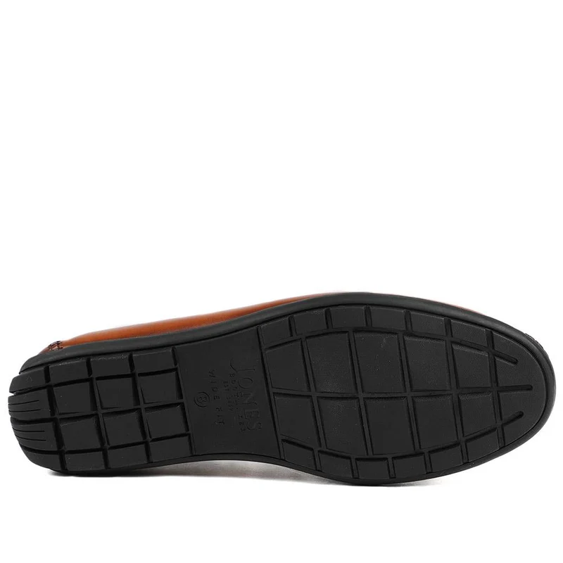 Rawston Wide Fit Smart Leather Slip-On Shoes - RAWSTON / 327 069 - Tan