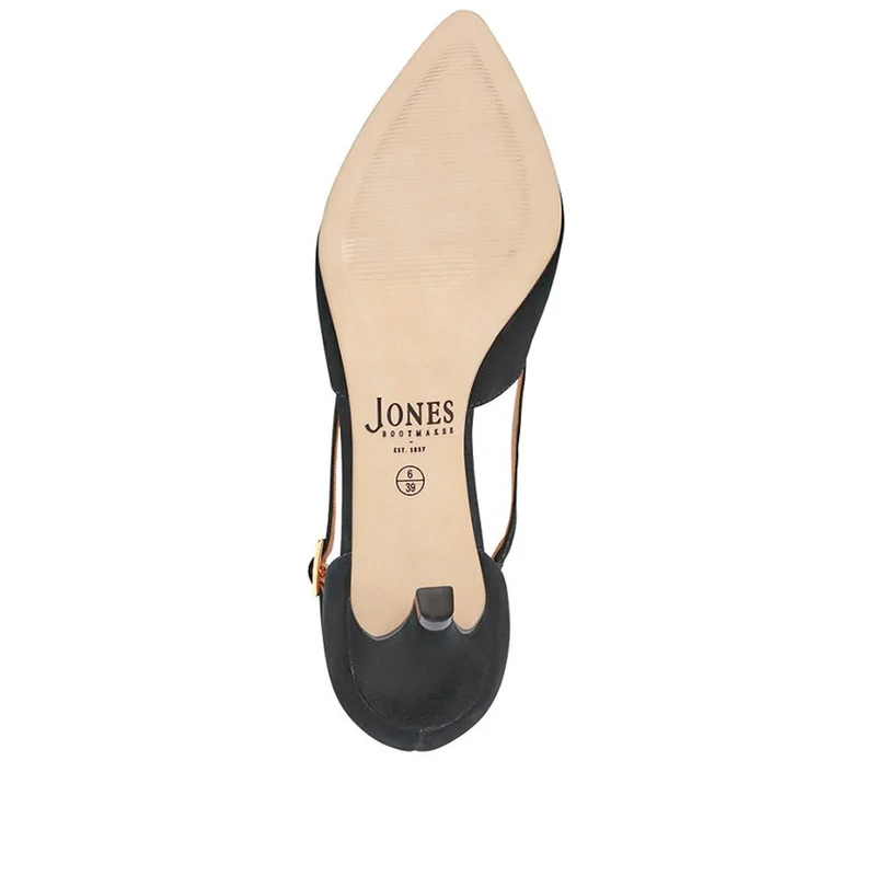 YSA Wide Fit Leather Stilettos - YSAWIDE / 330 274 - Navy Nubuck