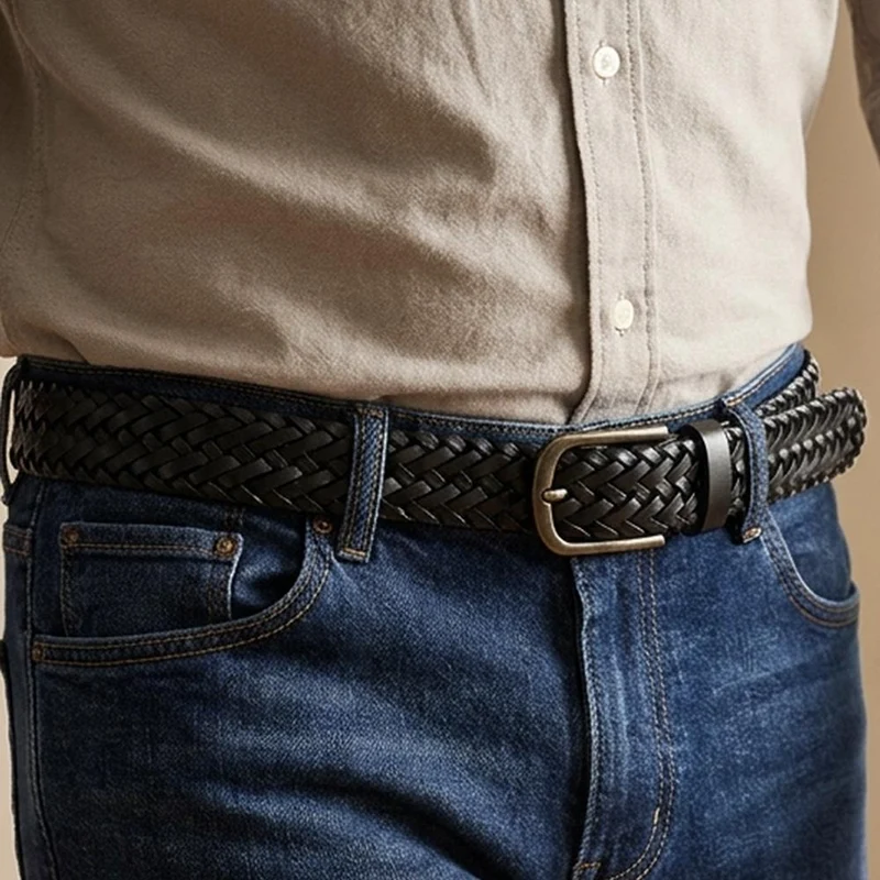 Vicente Leather Belt - VICENTE / 328 614 - Brown