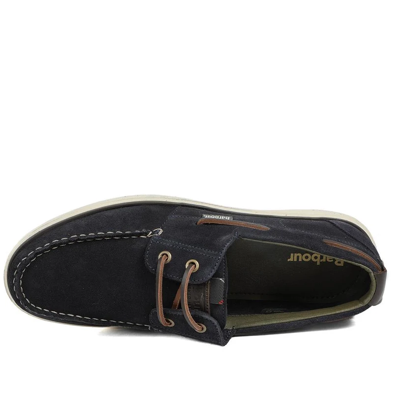 Leather Moccasin Slip On Shoes - BARBR43503 / 328 745 - Navy Suede