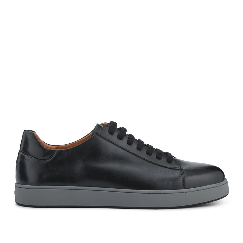 Simone Wide-Fit Leather Trainers - SIMEONE / 328 099
